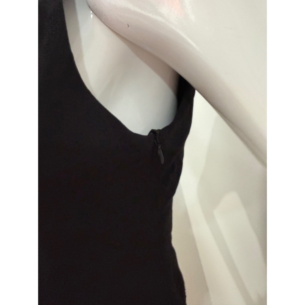Commense Snug V-Neck Sleeveless Short Dress black size M - Picture 5 of 6